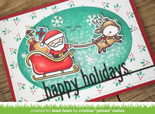Load image into Gallery viewer, happy holidays line border