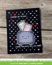 Load image into Gallery viewer, polka heart backdrop: portrait