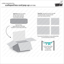 Load image into Gallery viewer, scalloped box card pop-up