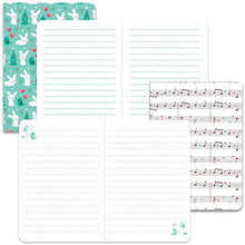 Load image into Gallery viewer, snow day remix - mini notebooks
