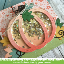 Load image into Gallery viewer, stitched pumpkin frame
