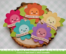 Load image into Gallery viewer, outside in stitched flower
