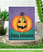 Load image into Gallery viewer, stitched pumpkin frame
