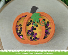 Load image into Gallery viewer, stitched pumpkin frame
